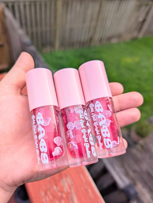 24k Labubu inspired lip gloss - Vegan, cruelty free, gluten free - weird funky lip gloss
