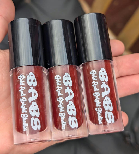 Berry Bunch red Scented Lip Gloss – Rich Red/Dark Pink Gloss | Juicy Glossy Finish | Kawaii Aesthetic Makeup | Vegan & Cruelty-Free