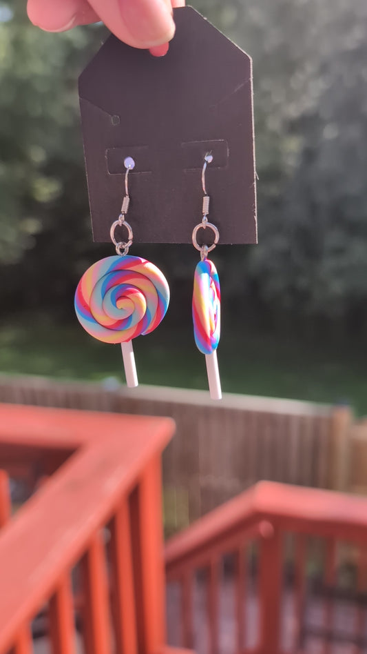 Kawaii Lollipop earrings
