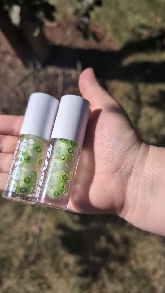 Keeping it Kiwi , Kiwi scented gloss-Clear Lip Gloss| Vegan/Cruelty free makeup