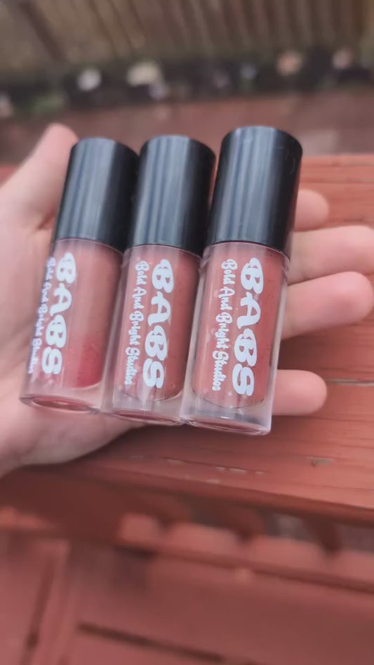 SALE Chocolateeee Strawberryy, cruelty free chocolate, strawberry, scented lipgloss, ￼