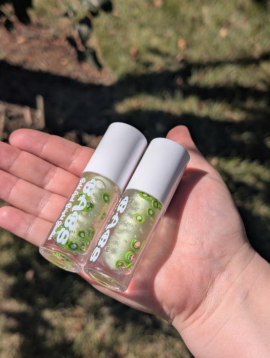 Keeping it Kiwi , Kiwi scented gloss-Clear Lip Gloss| Vegan/Cruelty free makeup